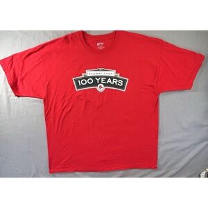 Gear Fenway Park 100th Anniversary 2012 Short‎ Sleeve Red T-shirt Men's XXL